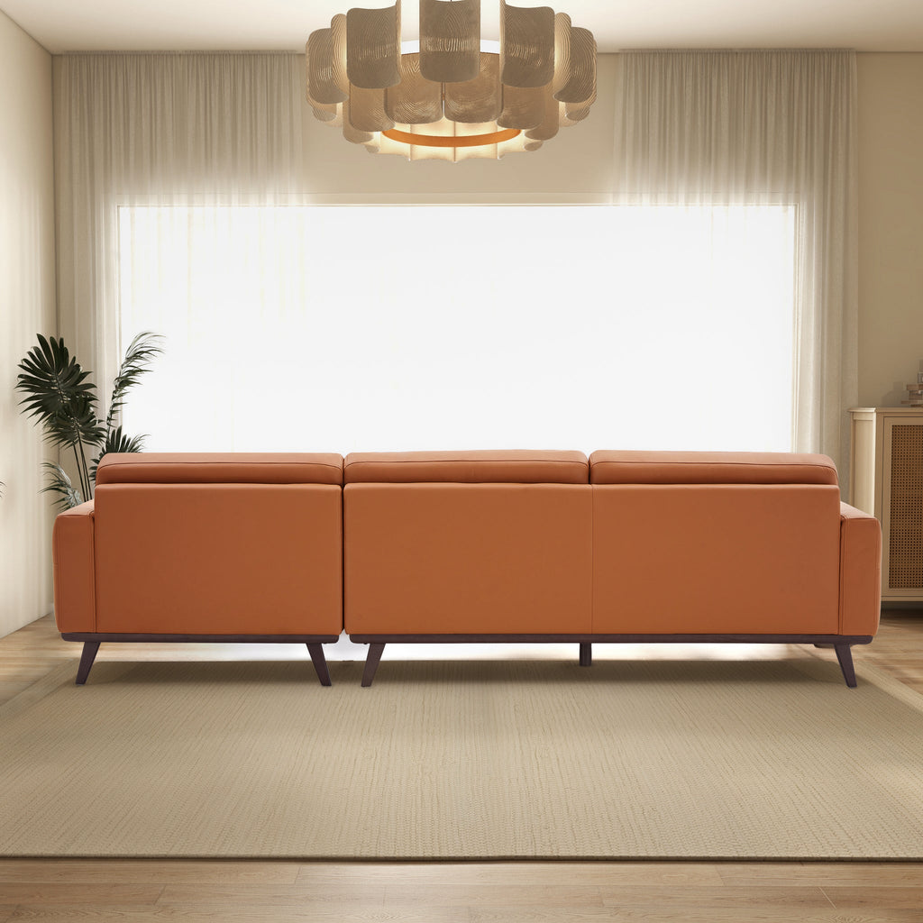 Baltimore Vegan Leather Sectional Sofa