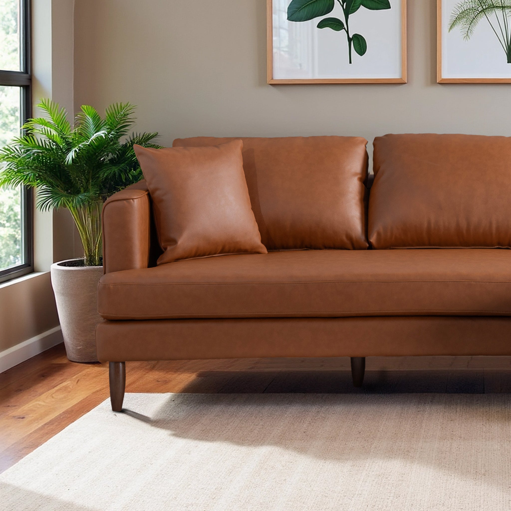 Broome Vegan Leather Sectional Sofa