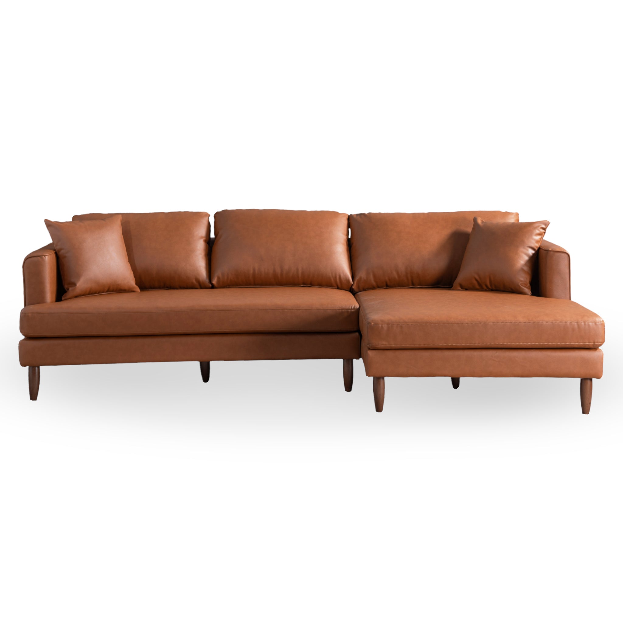Broome Vegan Leather Sectional Sofa
