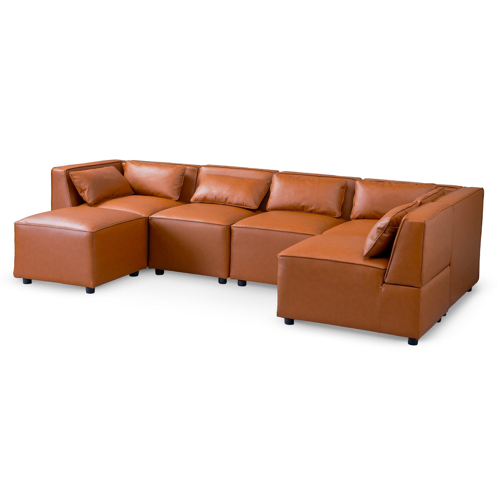 Ella Vegan Leather Modular Sofa