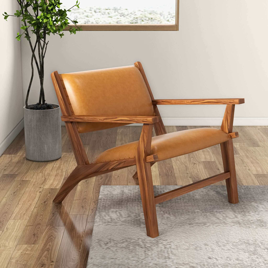 Erin Leather Lounge Chair