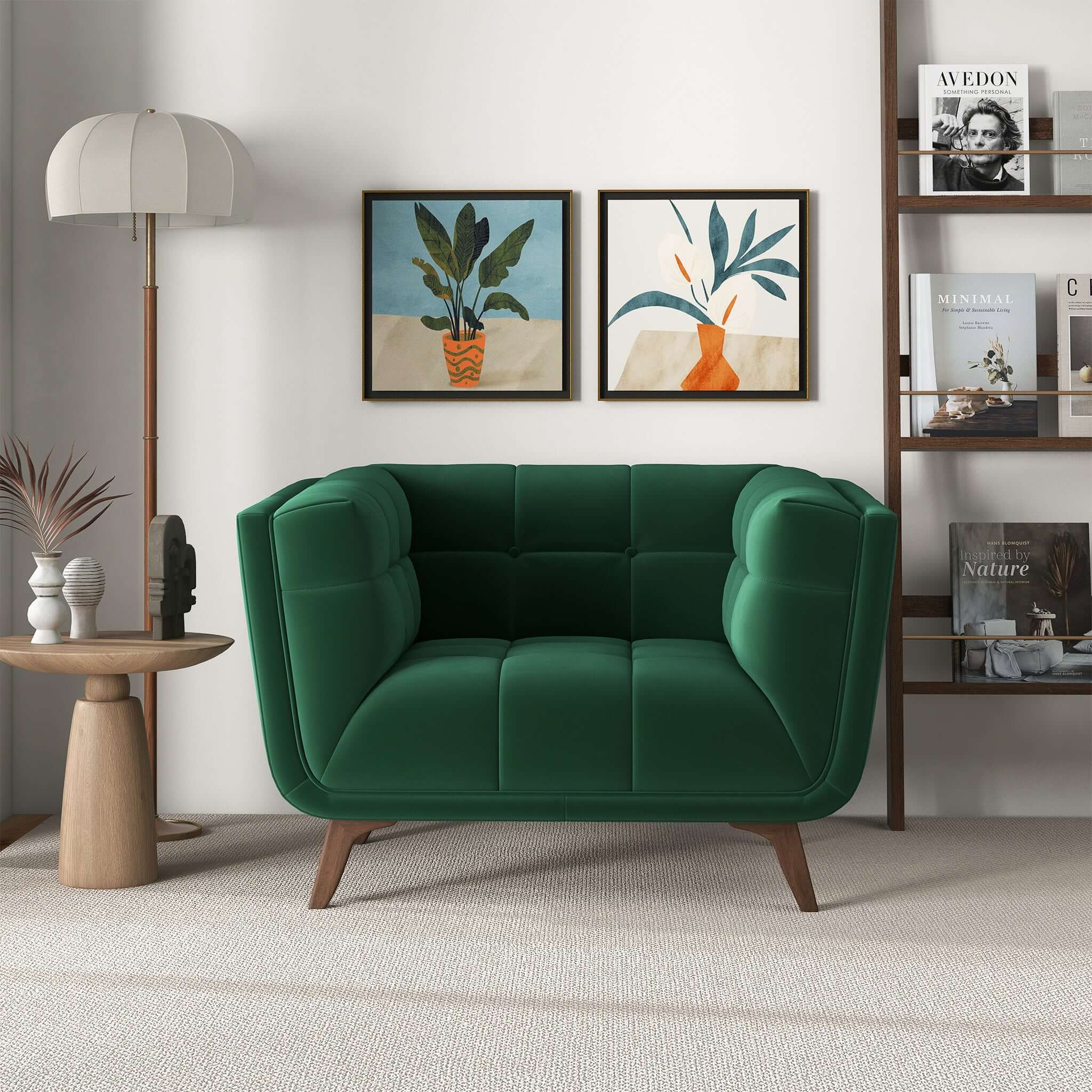 Hancock Velvet Lounge Chair