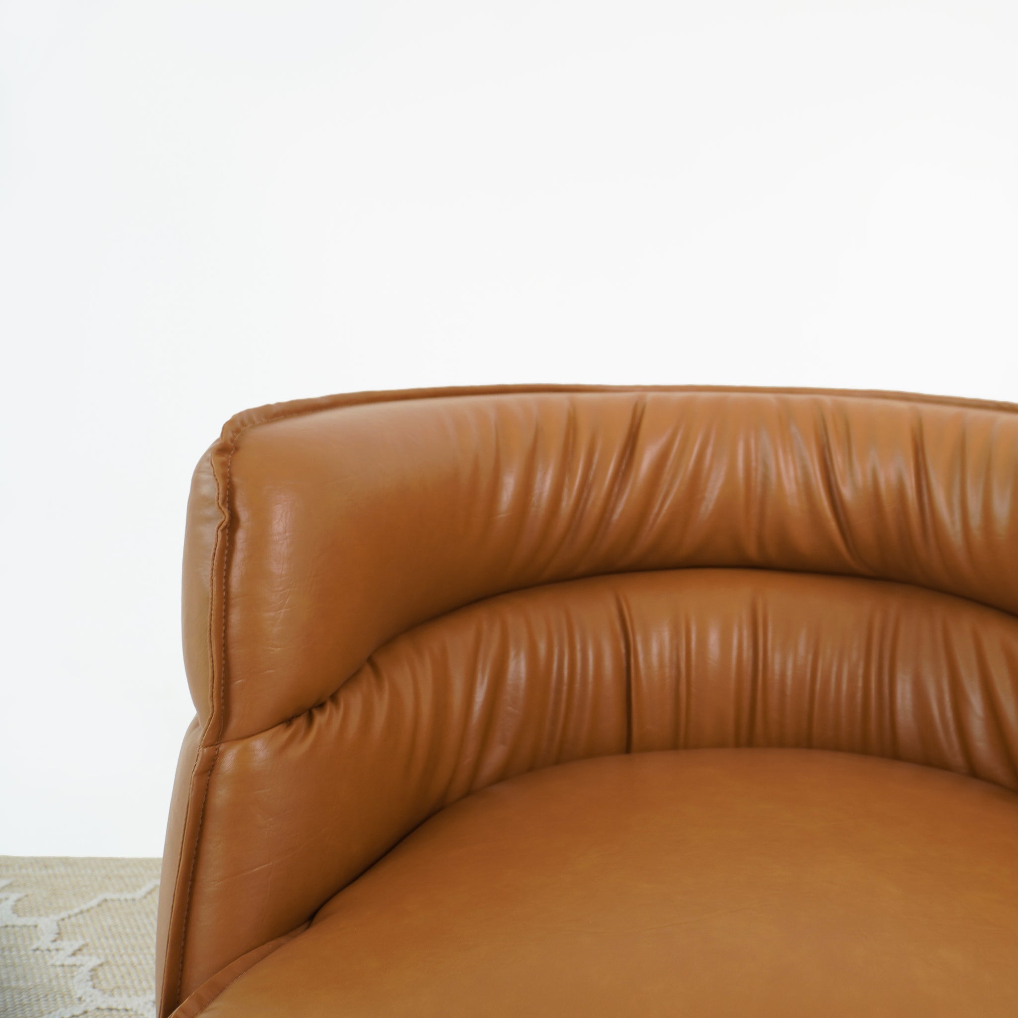 Henley Vegan Leather Swivel Chair