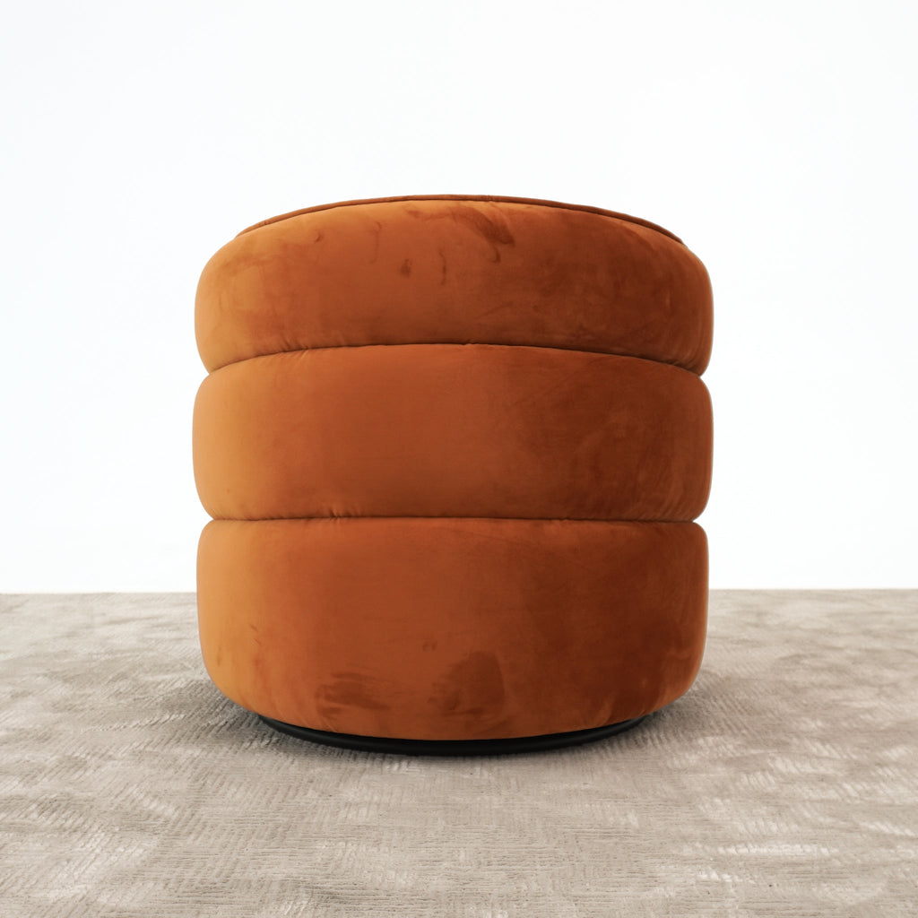 Henley Velvet Swivel Chair