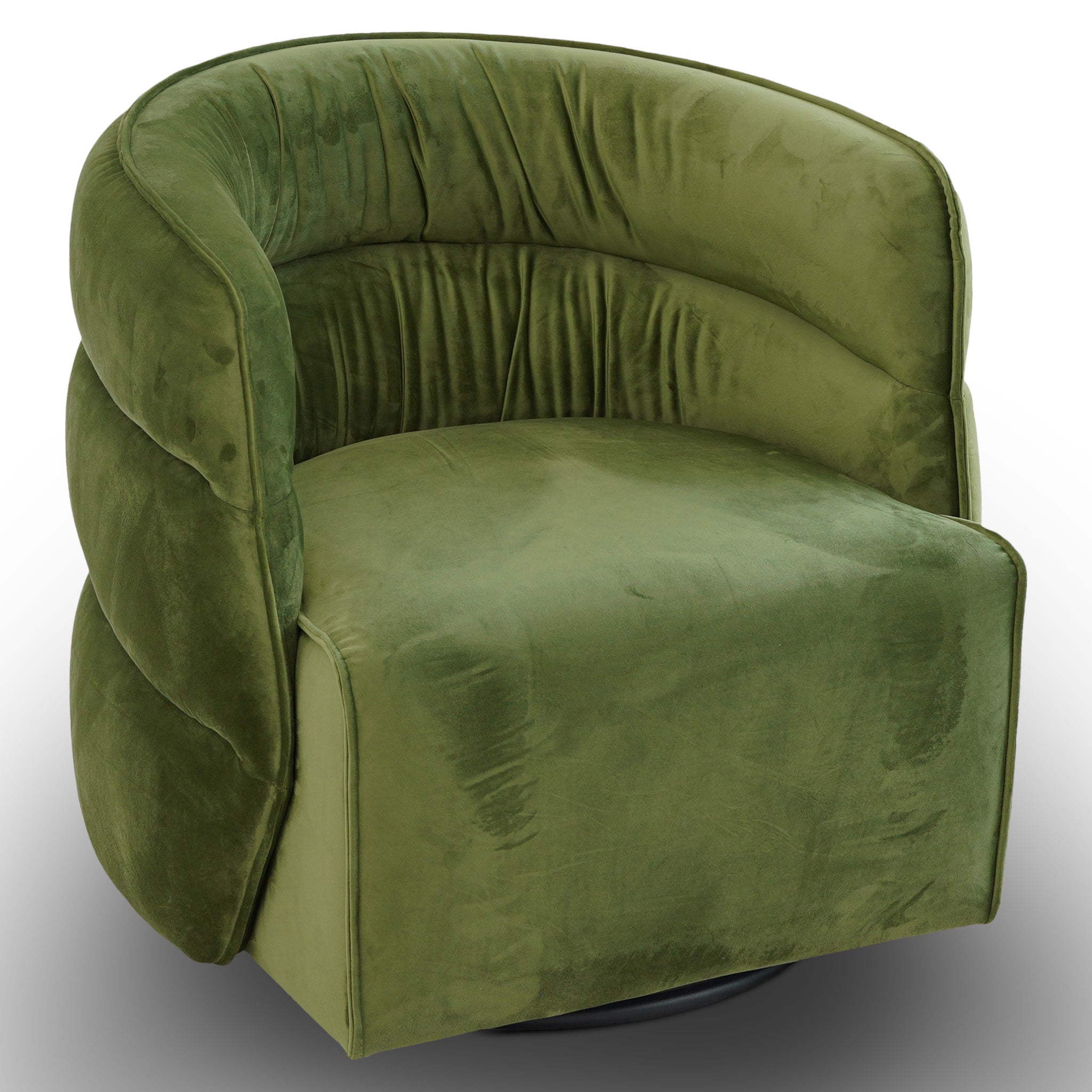 Henley Velvet Swivel Chair