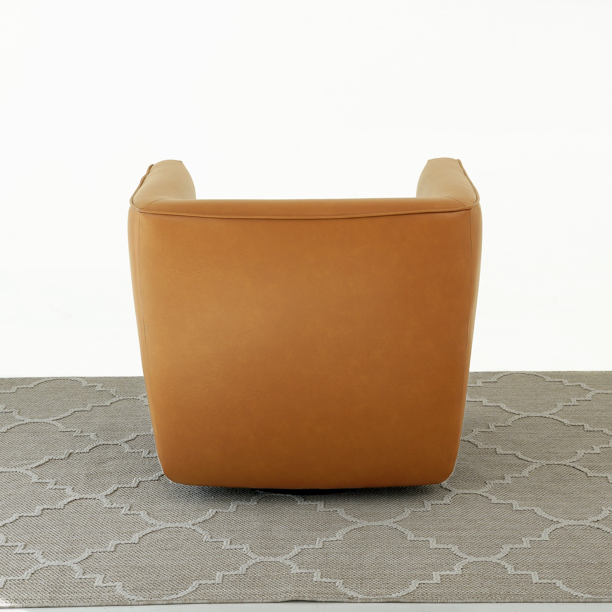 Pavilion Vegan Leather Swivel Chair