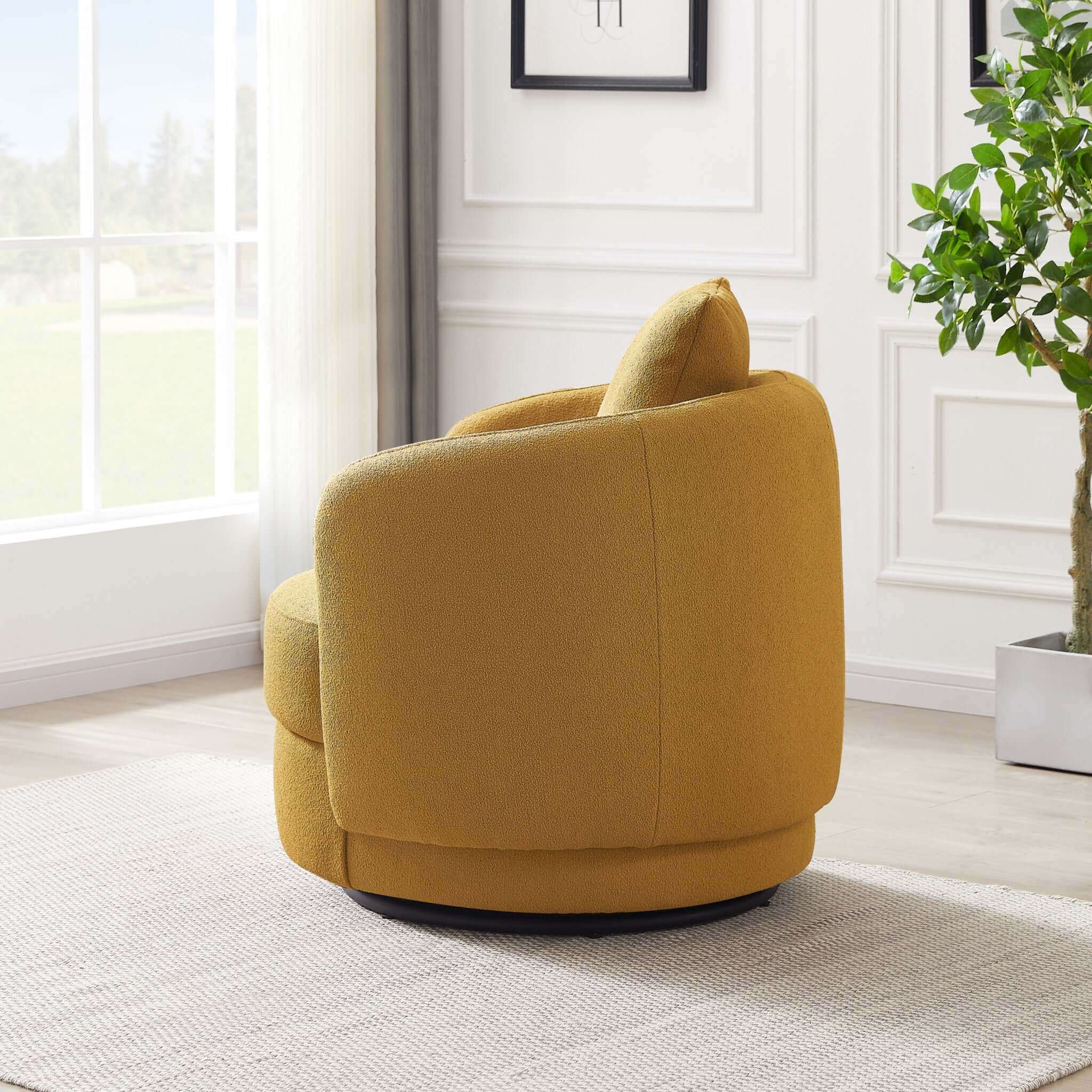 Times Boucle Swivel Chair