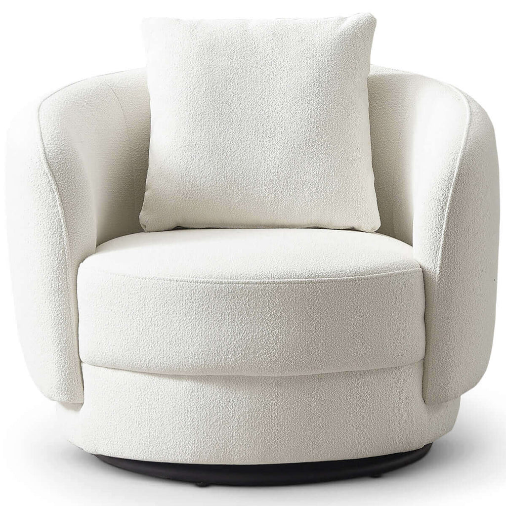 Times Boucle Swivel Chair